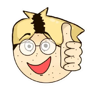 👍 emoji мзлфф дурак Telegram sticker 6 of 25