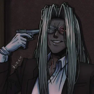 🔫 emoji Integra Hellsing Telegram sticker 5 of 48