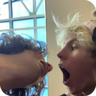 🫥 emoji смешнявка Telegram sticker 8 of 24