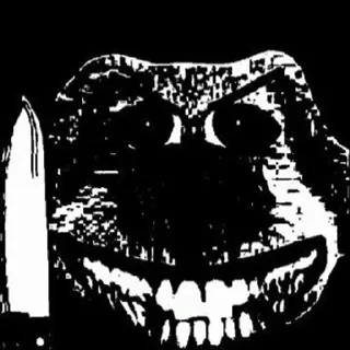 🔪 emoji Психованные лица Бена 2 Telegram sticker 21 of 60