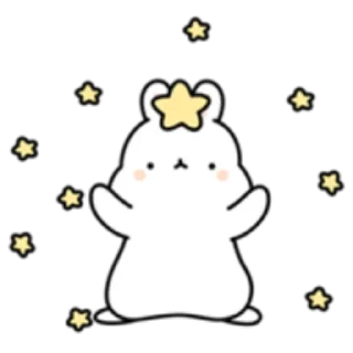 ✨ emoji star rabbit @nyakwii Telegram sticker 14 of 24
