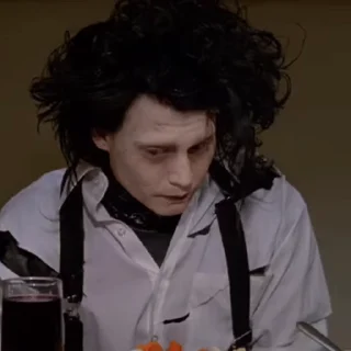 🌟 emoji edward scissorhands✂️ Telegram sticker 18 of 41