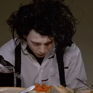 🌟 emoji edward scissorhands✂️ Telegram sticker 17 of 41