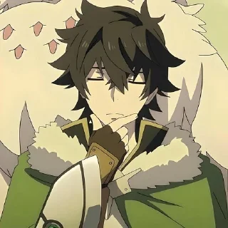 🤔 emoji Восхождение героя щита @anime_sticks Telegram sticker 14 of 20