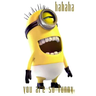 🤣 emoji минионы Telegram sticker 15 of 36