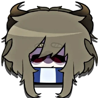😔 emoji рожки, да ножки. << @brawlstars_mommy Telegram sticker 20 of 75