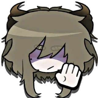 🤚 emoji рожки, да ножки. << @brawlstars_mommy Telegram sticker 19 of 75