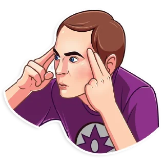 😡 emoji Sheldon Telegram sticker 7 of 20