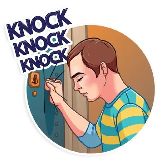 🛎 emoji Sheldon Telegram sticker 11 of 20