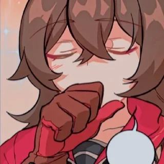 😌 emoji Amber is so cute. ꒰⑅ᵕ༚ᵕ꒱˖♡ Telegram sticker 6 of 39