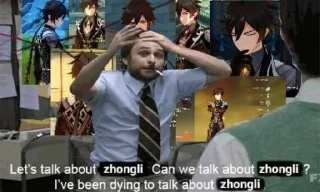 Sticker from Genshin memes