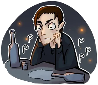 😨 emoji The Gray House jokes Telegram sticker 6 of 30