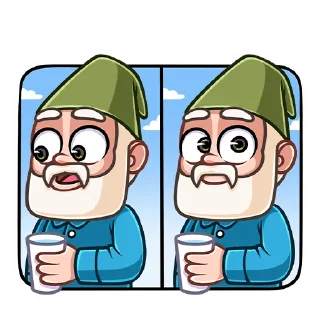😐 emoji Деда Гном (@TgSticker) Telegram sticker 16 of 48