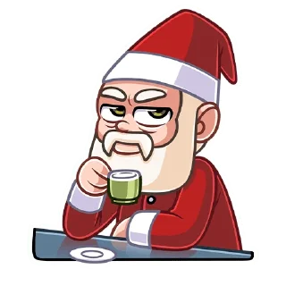 ☕️ emoji Гном Мороз (@TgSticker) Telegram sticker 14 of 48