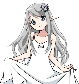😇 emoji Эльфийка @duishenov_talgat Telegram sticker 8 of 80
