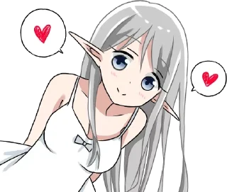 ❤️ emoji Эльфийка @duishenov_talgat Telegram sticker 20 of 80