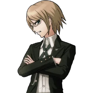 😒 emoji Byakuya Togami Telegram sticker 19 of 20