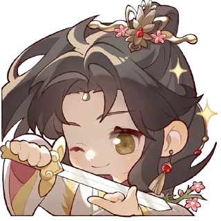 Sticker from Heaven official's blessing