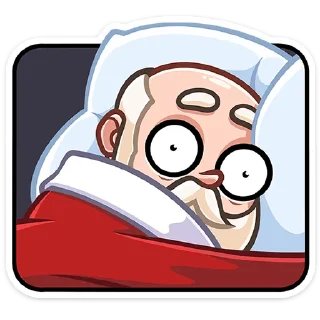 😳 emoji Деда Мороз :: @stickroom Telegram sticker 21 of 48