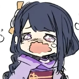 😭 emoji 💕Райден и Яэ Мико💜 Telegram sticker 7 of 23