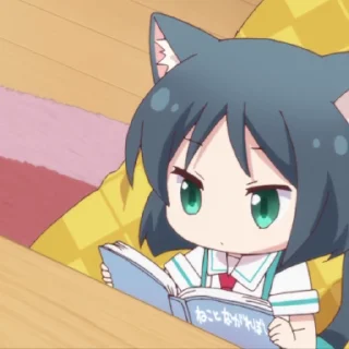 🤔 emoji Nyanko Days p1 @fixfox Telegram sticker 16 of 49