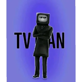 😎 emoji tvman Telegram sticker 15 of 60