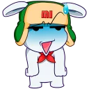 😰 emoji Mi Rabbit UA Telegram sticker 13 of 16