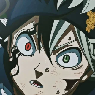🧐 emoji Чёрный клевер by @stikeru7777 Telegram sticker 19 of 21