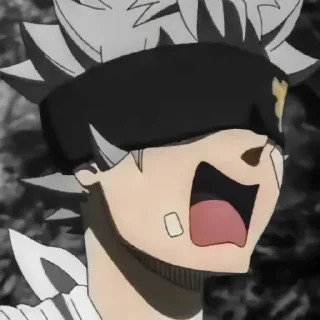 🤯 emoji Чёрный клевер by @stikeru7777 Telegram sticker 13 of 21