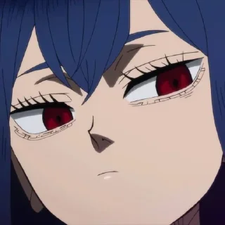 😒 emoji Чёрный клевер @anime_stickerr Telegram sticker 21 of 30
