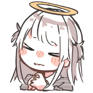 😇 emoji Веслопола–тян @nyasticks Telegram sticker 22 of 40