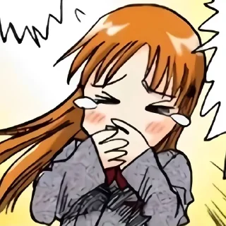 😂 emoji Orihime Inoue @xkysluv Telegram sticker 17 of 60