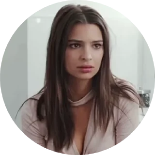 😳 emoji Ratajkowski by Ivan Sulin Telegram sticker 15 of 20