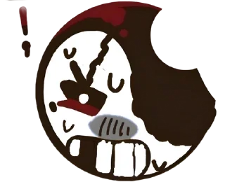 🌟 emoji Injured Bendy by Painful Meatl Telegram sticker 23 of 37