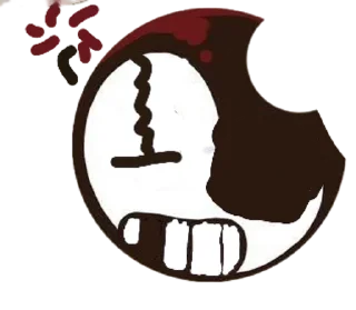 🌟 emoji Injured Bendy by Painful Meatl Telegram sticker 18 of 37