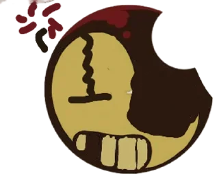 🌟 emoji Injured Bendy by Painful Meatl Telegram sticker 17 of 37