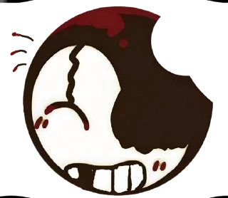 🌟 emoji Injured Bendy by Painful Meatl Telegram sticker 14 of 37