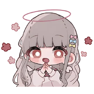😳 emoji Девочки ангелы @nyasticks Telegram sticker 23 of 41