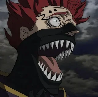 😱 emoji Черный клевер @anime_sticks Telegram sticker 19 of 20