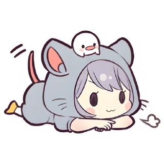 😌 emoji Прекрасная мышь @nyasticks Telegram sticker 15 of 41