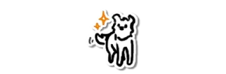 🐕 emoji Tiny Goldie Telegram sticker 12 of 14