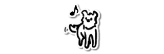 🐕 emoji Tiny Goldie Telegram sticker 10 of 14