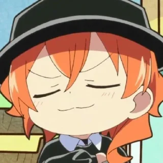 🍷 emoji Nakahara Chūya Telegram sticker 16 of 30