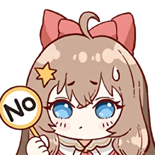 🙅‍♀ emoji A-Soul Diana (@TgSticker) Telegram sticker 21 of 53