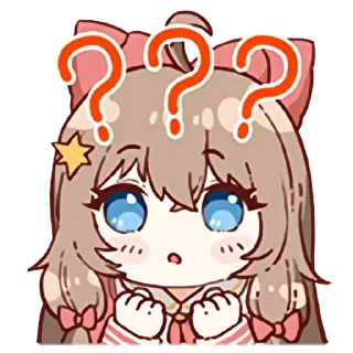 ❓ emoji A-Soul Diana (@TgSticker) Telegram sticker 20 of 53