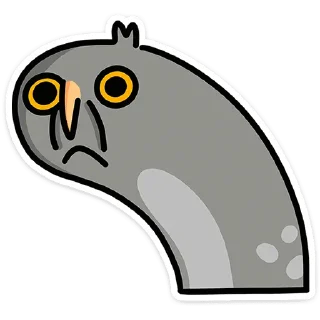 Sticker from Сова Вова от @TgSticker