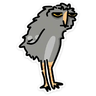 Sticker from Сова Вова от @TgSticker