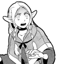 😨 emoji Dungeon Meshi Telegram sticker 23 of 70