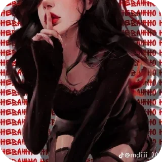 🤫 emoji Xui znayet🎀 Telegram sticker 15 of 112