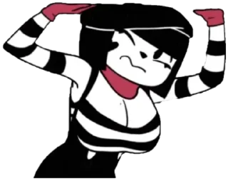 😖 emoji Queens Mime&Dash Pack Telegram sticker 24 of 43